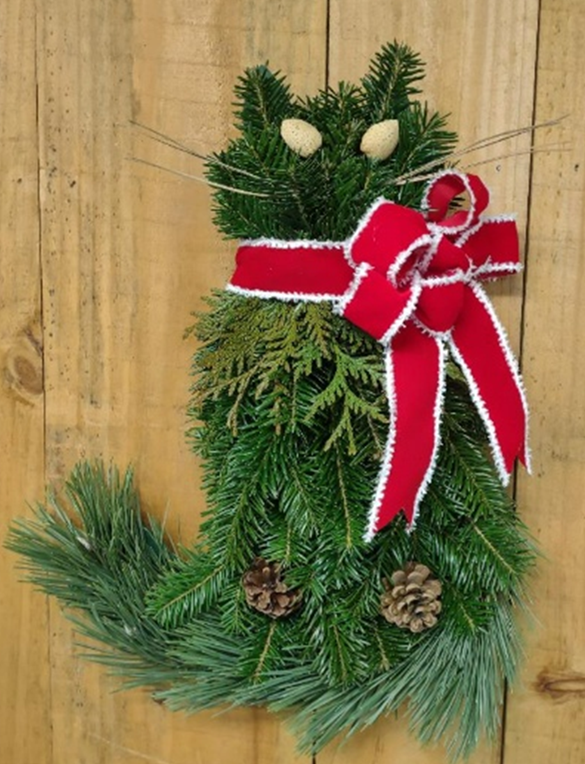 Cat wreath